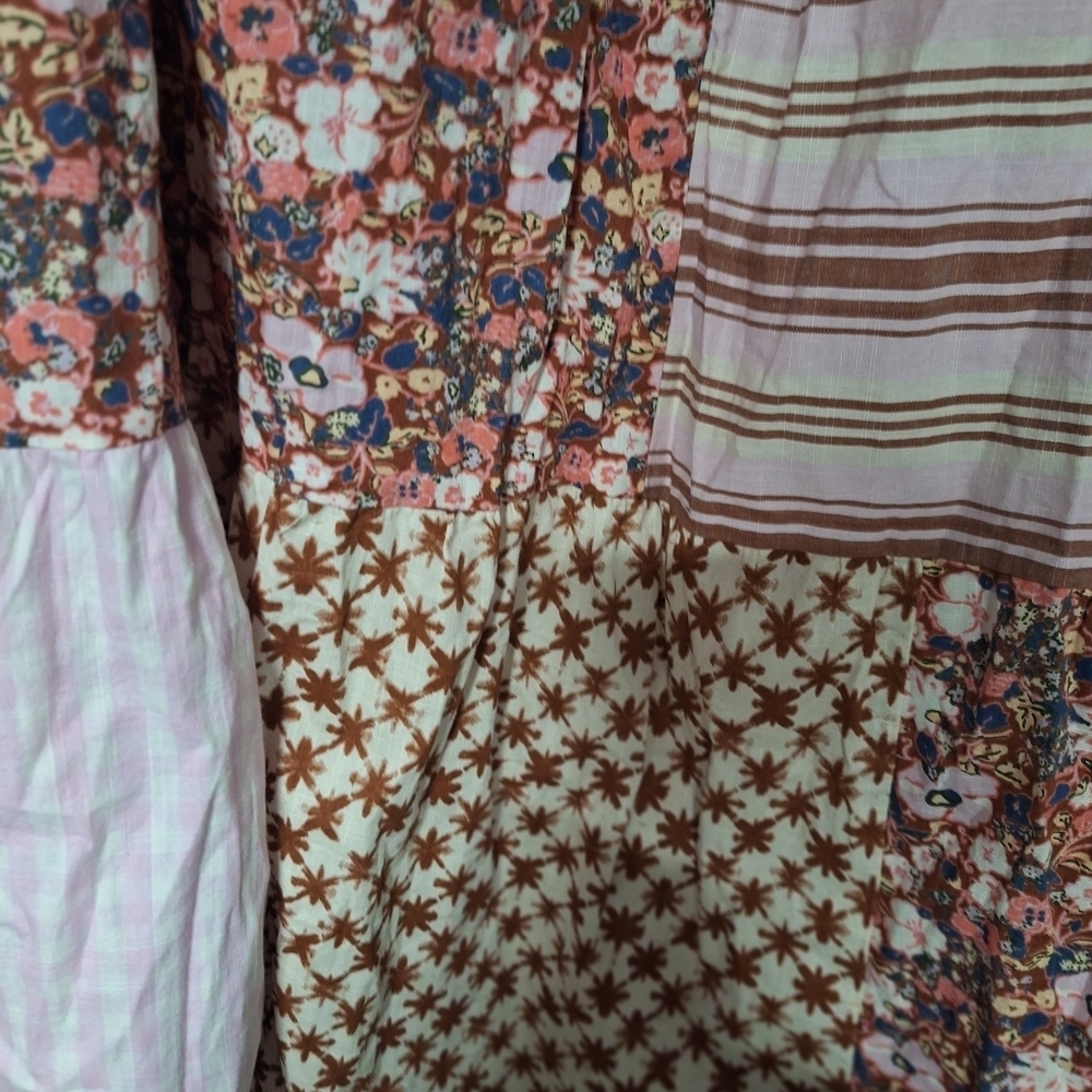 Universal Thread Brown and White Quilted Skirt - Picture 4 of 8